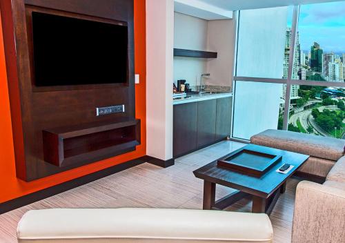 Posezení v ubytování Megapolis Hotel Panama