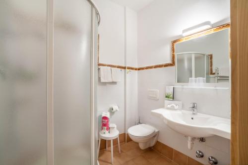 Kúpeľňa v ubytovaní Hotel-Garni Appartement Gartenheim