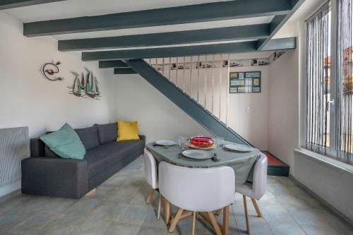 Plage à 200m, maison mitoyenne pour 4