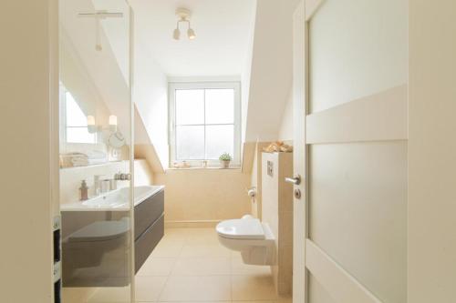 Koupelna v ubytování Ferienwohnung Strandnah