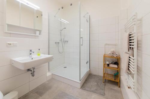 Koupelna v ubytování Ferienwohnung Godewind