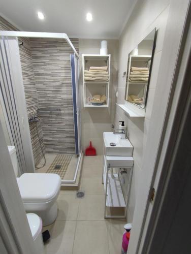 Koupelna v ubytování M2 - Maraki Apartments