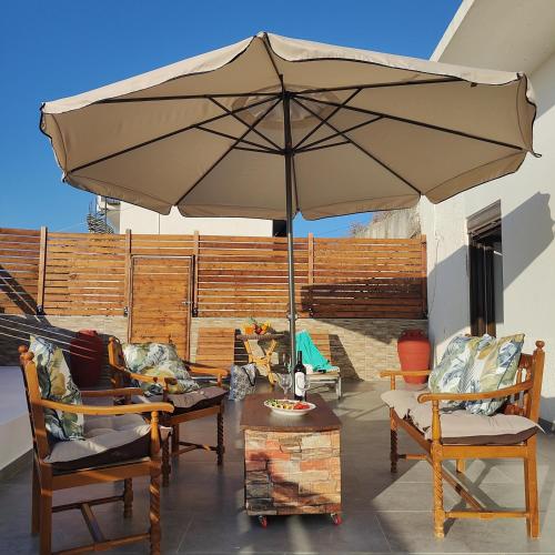 Χώρος καθιστικού στο Casa di Rena Private House with Sunset View