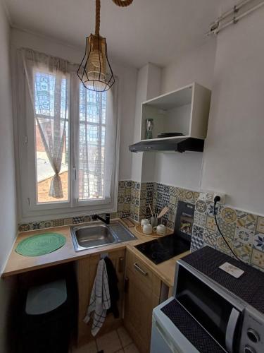 Η κουζίνα ή μικρή κουζίνα στο Paris pleyel