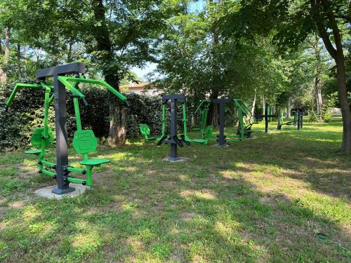 Kawasan permainan kanak-kanak di Camping Village Viareggio