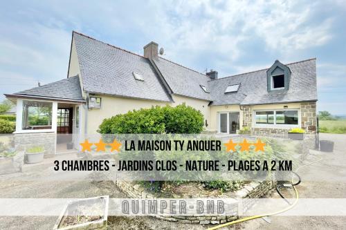 LA MAISON TY ANQUER - Jardin clos - Plages à 2 pas