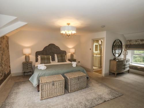 Postel nebo postele na pokoji v ubytování Low Moor