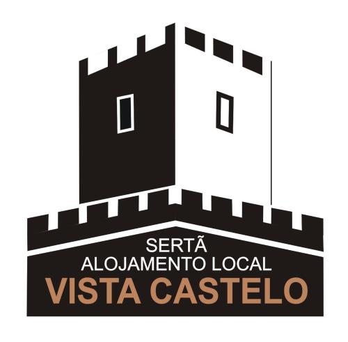 een label voor een kasteel met de tekst serbia automatic local vista castle bij Vista Castelo in Sertã