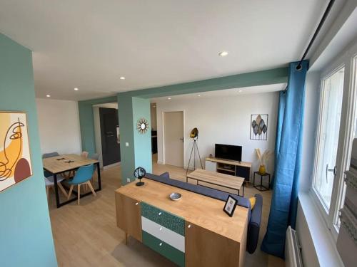 Appartement familial, 2 chambres, en RdC sur cour