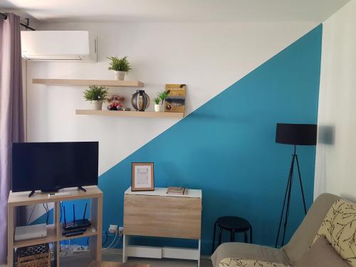 CORAIL STUDIO - 2MIN PLAGE CENTRE VILLE - CLIM - WIFI - PARKING PRIVÉ - IDEAL FAMILLE - La Grande Motte