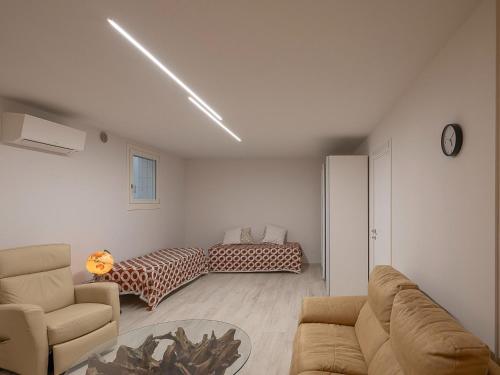 Posezení v ubytování Spacious Stay in Montelupone