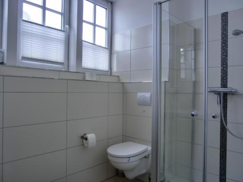 Koupelna v ubytování Ferienhaus FH T 1b