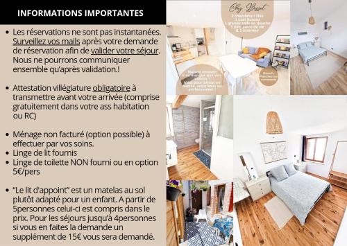 Gîte Chez Bisset_2chambres 4personnes