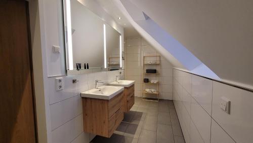 Koupelna v ubytování AKZENT Hotel Merfelder Hof