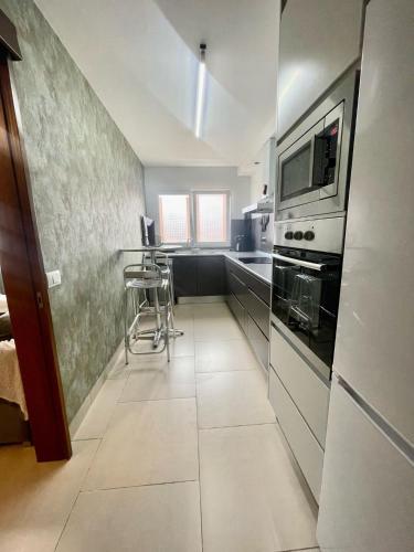 Dapur atau dapur kecil di Piso Familiar Centrico Campillo