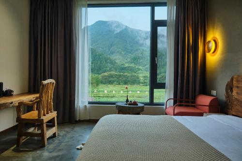 Nespecifikovaný výhled na hory nebo výhled na hory při pohledu z bed and breakfast