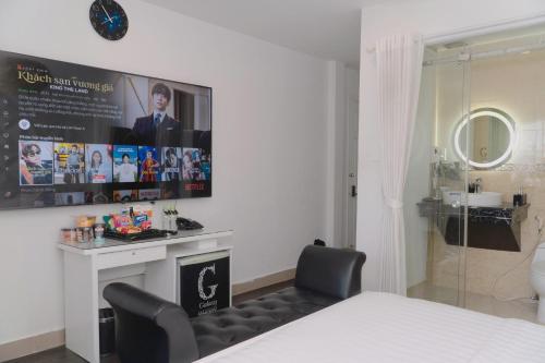 Televisyen dan/atau pusat hiburan di Galaxy Hotel