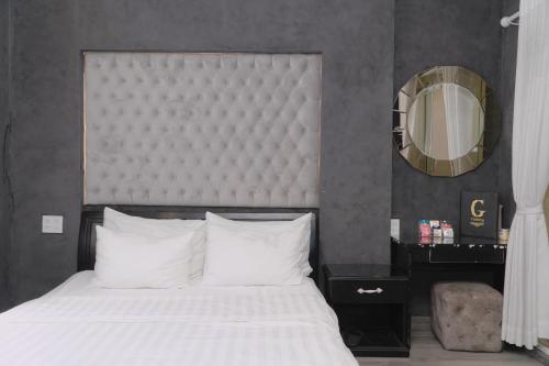 Katil atau katil-katil dalam bilik di Galaxy Hotel
