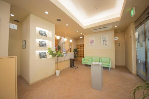 Vstupní hala nebo recepce v ubytování goom monthly Hotel Hakata-Higashihie-Ekimae