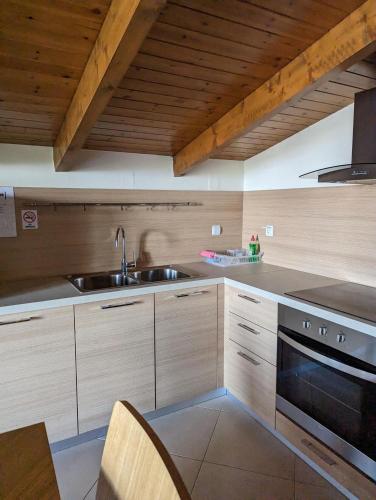 Η κουζίνα ή μικρή κουζίνα στο Samaras Apartments in Kamena Vourla