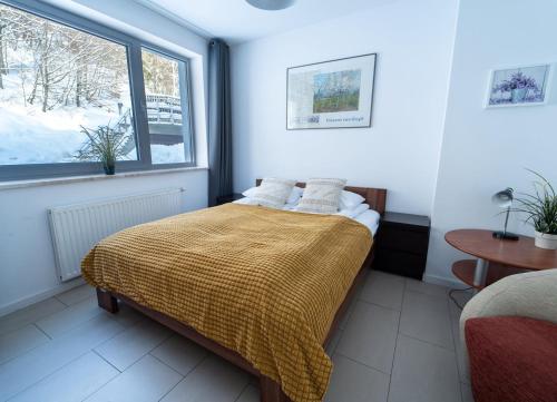 Postel nebo postele na pokoji v ubytování ApartView by Rent like home