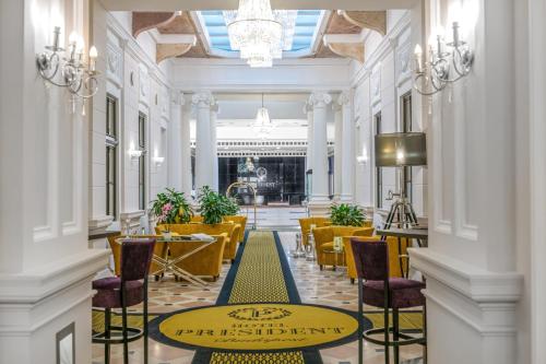 Posezení v ubytování Hotel President