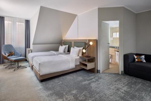 Postel nebo postele na pokoji v ubytování Courtyard by Marriott Schwerin