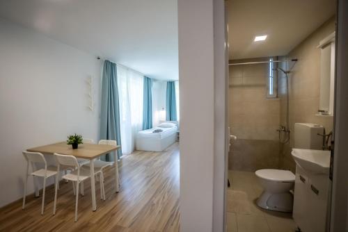 Koupelna v ubytování Milutinn-Kruška-Magnolija