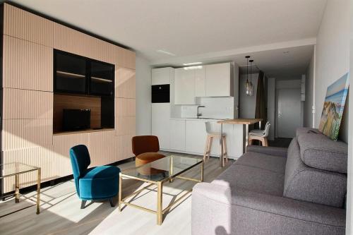 Photo de la galerie de l'établissement Annonce professionnelle, Studio avec très belle vue mer, 3ème étage, pour 4 personnes max, à Hardelot-Plage