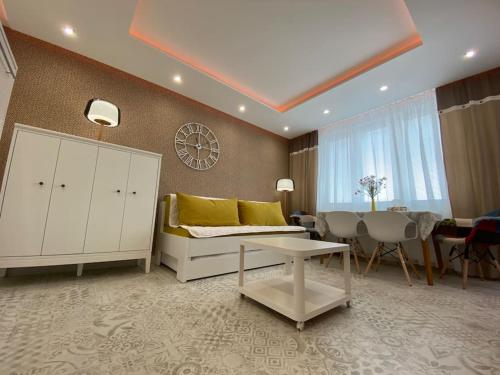Posezení v ubytování Apartmán Rysy