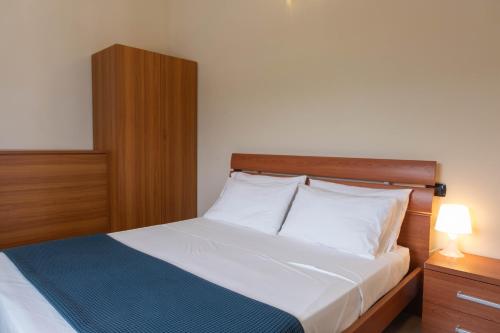 Postel nebo postele na pokoji v ubytování Bagno Lunezia