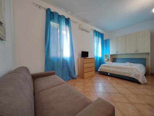 Posteľ alebo postele v izbe v ubytovaní villa xenia