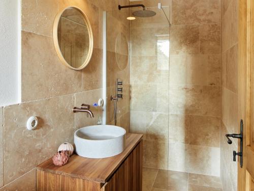 Kúpeľňa v ubytovaní Voss Haus- Ferienwohnung Freiraum