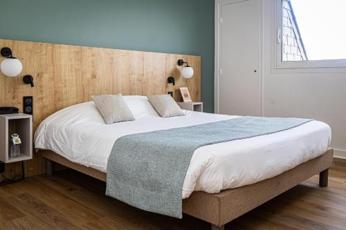 Cama o camas de una habitación en Le Sterenn