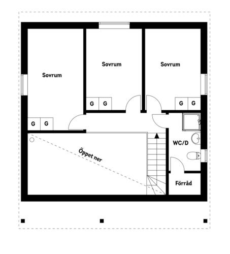 Tännäskröketの見取り図または間取り図
