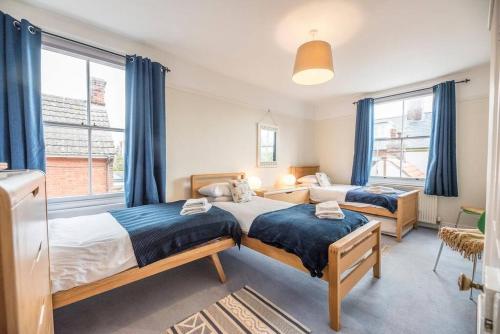 En eller flere senge i et værelse på Pebble House, Aldeburgh