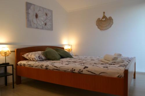 Giường trong phòng chung tại Villa Melosa