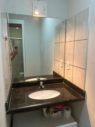 Koupelna v ubytování Apartamento