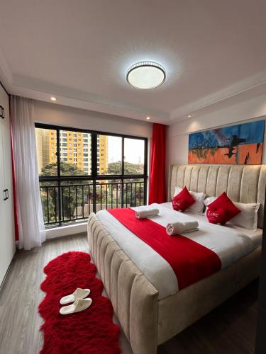 Ένα ή περισσότερα κρεβάτια σε δωμάτιο στο Casa Misa Alina Suites