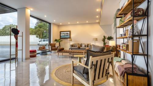 Ruang duduk di Évora O Cante Hotel