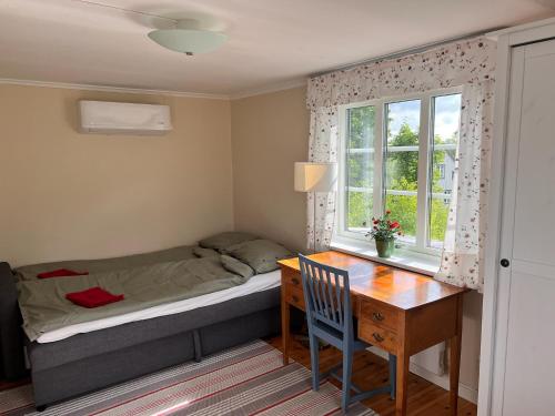 Katil atau katil-katil dalam bilik di Cozy Guesthouse Studio in Peaceful Unnaryd