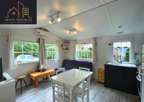 Spacieux mobil home - Terrasse