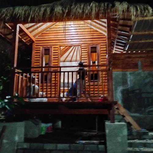 Μπαλκόνι ή βεράντα στο KLM Bungalow Lombok