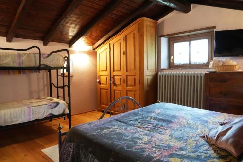 Una cama o camas en una habitación de Il paradiso delle beccacce