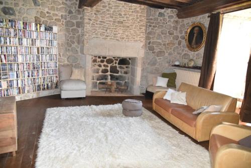 Χώρος καθιστικού στο Incredible & quiet castle - Dordogne