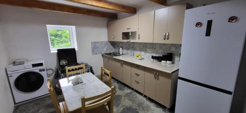 Kuchyň nebo kuchyňský kout v ubytování Guesthouse Shete