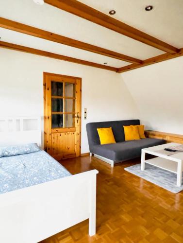Χώρος καθιστικού στο 3 sonnige Appartements in Soltau