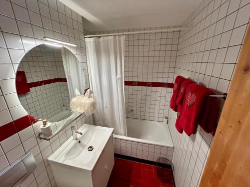 Koupelna v ubytování Alpine Studio Apartment