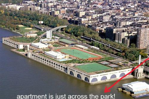 Uma visão geral de Nova York ou uma vista da cidade tirada da hospedagem domiciliar