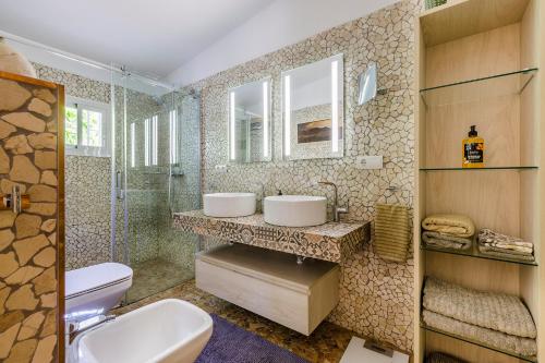 Koupelna v ubytování Finca El Capricho
